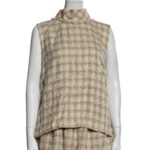 Buru x Val Sleeveless Mock Neck Mod Top Women's Sz. M